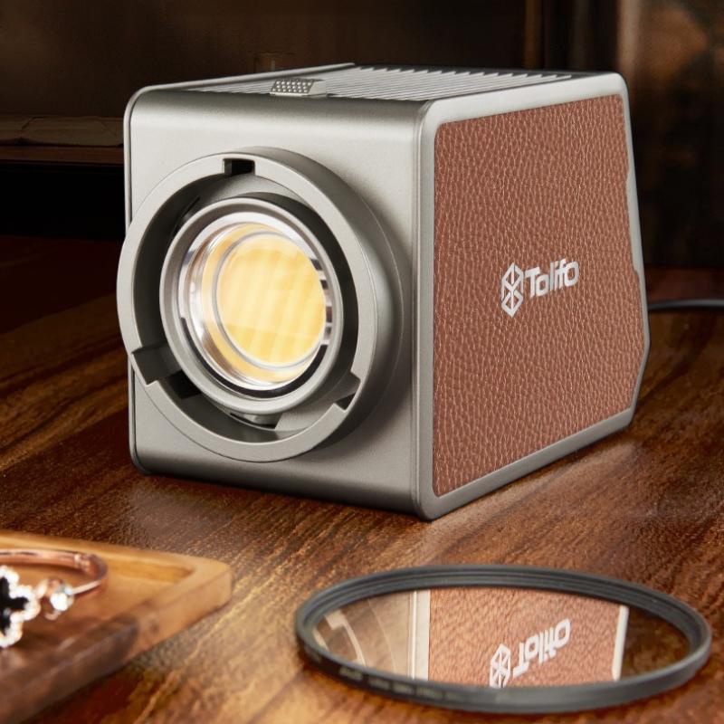 Photography Lighting Meter - 携帯用撮影ライト、スマートフォン用リモコン、ライブ配信用、100W、屋外撮影用、COBソフトライト。