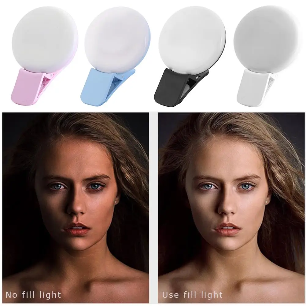 携帯電話 LED Selfie リングライトポータブルミニ耐 - Photography Lighting Description のレビューと価格