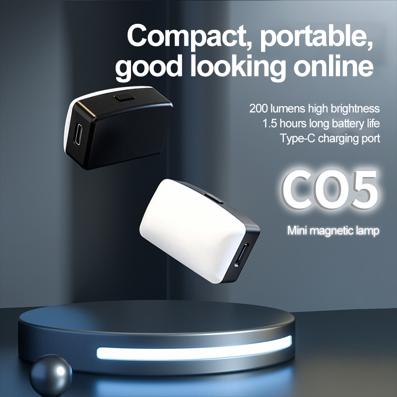 ミニ磁気セルフィーフィラーライト,ポータブル,ポケットLED - Photography Lighting Description のレビューと価格