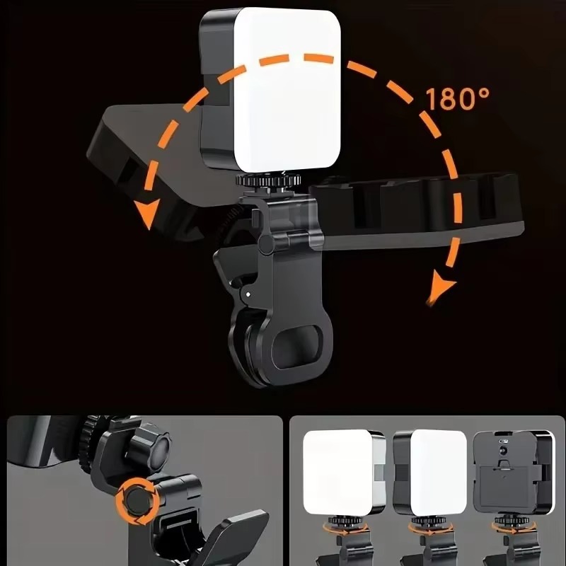 携帯用クリップ式スマートフォン用リングライト。USB充電式で - Photography Lighting Meter のレビューと価格