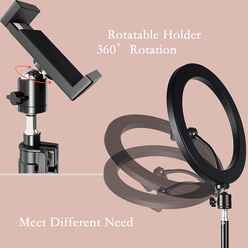 10インチ自撮りリングライト写真撮影用フィルライトLEDリン - Photography Lighting Description のレビューと価格
