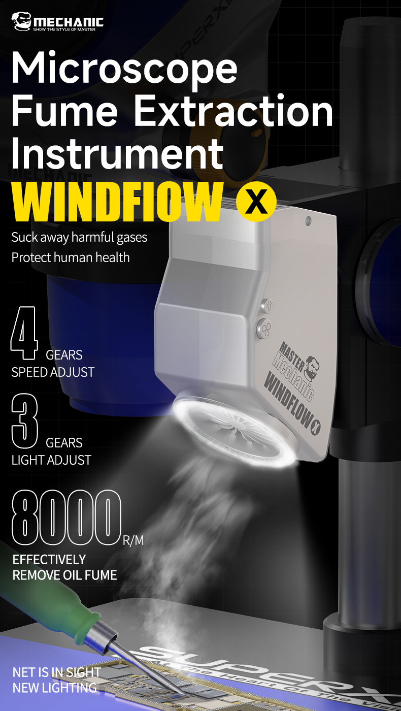 Windflow x-軽量で強力な排気ファン,煙,溶接,顕微 - Photography Lighting Kit Portable のレビューと価格