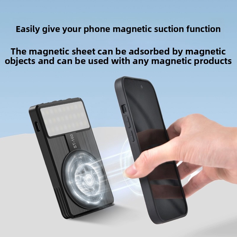 両面磁気フィルライト 携帯電話 ライブ写真 二色の優しい光  - Photography Lighting Handheld のレビューと価格