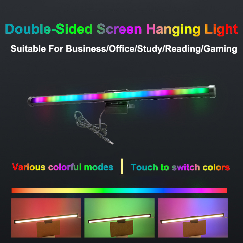 40CM RGB雰囲気テーブルランプ、コンピュータースクリー - Photography Lighting Game のレビューと価格